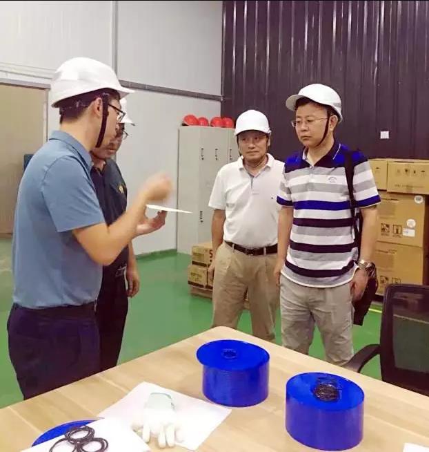 中石油西南油氣田分公司、中石油川慶鉆探公司、長江大學(xué)領(lǐng)導(dǎo)和專家來我司考察調(diào)研